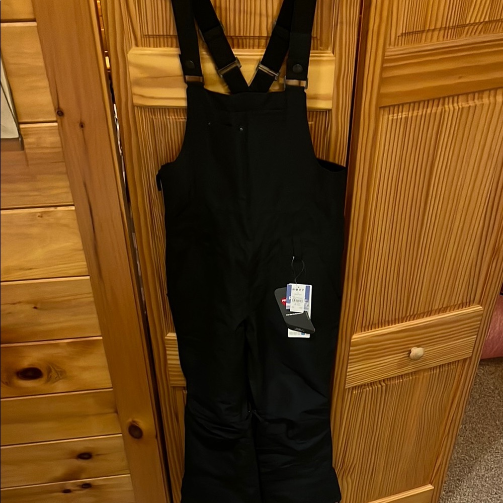 Roxy Black Rideout Snow Bib Pants